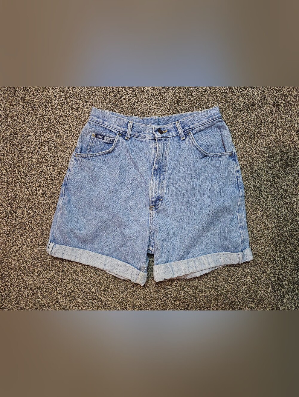 Vintage Lee Women's Cuffed Denim Short sz 14